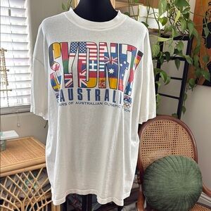 Sydney Australia 100 Years Olympic Tradition White T-Shirt
